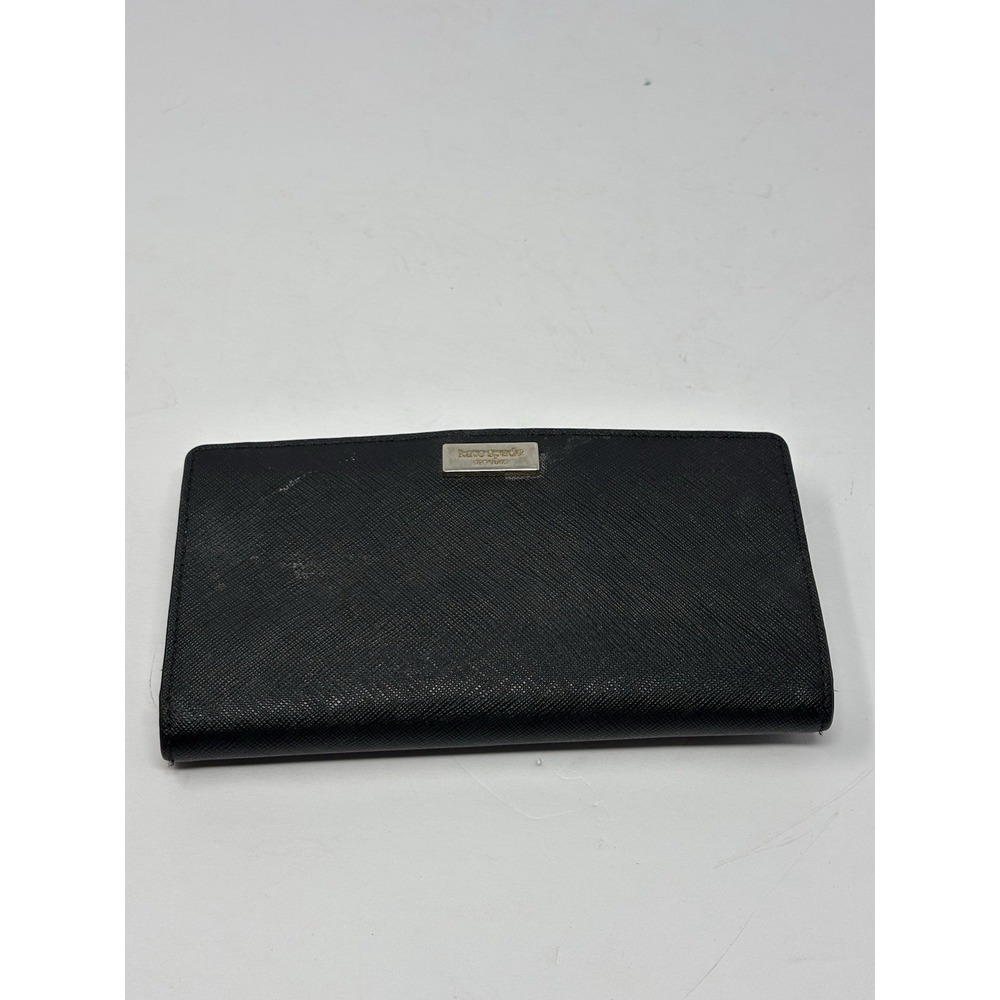 Kate Spade Laurel Way Stacy Saffiano Black Leather Ladies Wallet